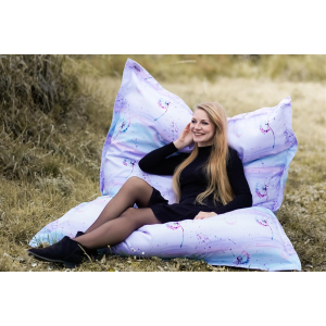 Chillstar pouf imprimé XXL intérieur /...