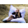 Chillstar pouf imprimé XXL intérieur / extérieur Pissenlit menthe violet | 330 litres 135 x 175 cm