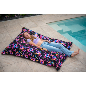 Chillstar pouf imprimé XXL intérieur /...
