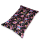 Chillstar pouf imprimé XXL intérieur / extérieur Fleurs maritimes arc-en-ciel noir | 330 litres 135 x 175 cm