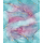 Chillstar pouf imprimé XXL intérieur / extérieur Marbre liquide rose menthe | 330 litres 135 x 175 cm