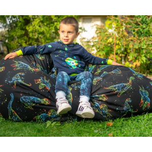 Chillstar pouf imprimé XXL intérieur /...