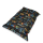 Chillstar pouf imprimé XXL intérieur / extérieur Manette arc-en-ciel sur noir | 330 litres 135 x 175 cm