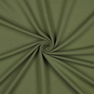 Tissu French Terry été bio Amelie Uni vert...