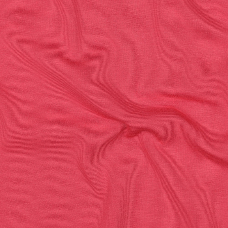 Tissu en jersey de coton biologique Amelie Uni corail épicé
