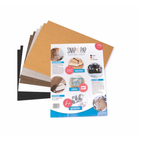 Snaply SnapPap Classic - 10 feuilles format DIN A4 - 5 couleurs