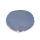 Liou coussin de sol rond en coton avec garnissage de haute qualité coloris uni bleu