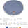 Liou coussin de sol rond en coton avec garnissage de haute qualité coloris uni bleu