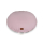 Liou coussin de sol rond en coton avec garnissage de haute qualité coloris uni rose