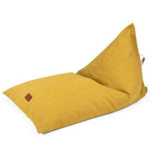 Liou pouf enfant uni en coton bio doux avec garnissage...