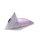 Liou pouf enfant intérieur & extérieur « Purple Rain » avec imprimé dégradé et revêtement déperlant violet