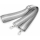 Sangle sac avec mousqueton réglable 79-142 cm - gris clair argent