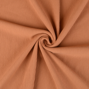 Jersey coton Ottoman côtelé - sable