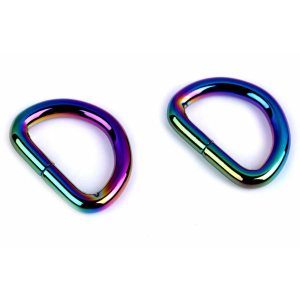 Demi-anneau 15 mm - multicolore
