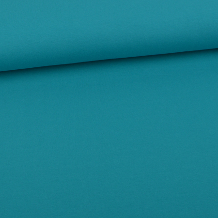 Tissu sweat d´été French Terry Uni turquoise