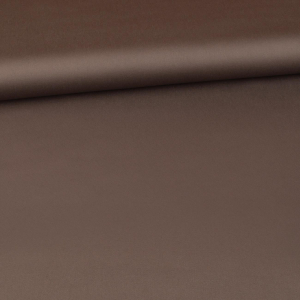 Satin de coton extensible uni gris foncé