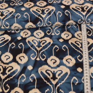 Coton - Unique Batik Secret - bleu marine