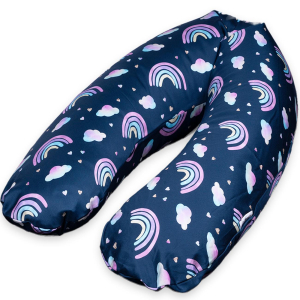 Coussin d’allaitement XXL Premium en 100% coton bio...
