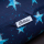 Coussin d’allaitement XXL Premium en 100% coton bio housse amovible – Étoiles bleues sur bleu marine | 185 cm de long