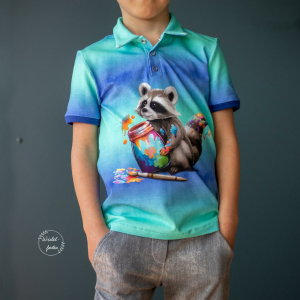 Jersey panneau - Racoon - Collection exclusive...