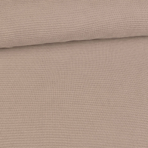 1 Reststück 0,65m Baumwoll Strickstoff Ella - Grau