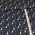 1 morceau de tissu de coton de 0,90m - motif sapins de Noël sur fond bleu marine