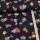 1 morceau restant 0,65m Jersey Taches de couleurs vives - Marine - Glitzerpüppi Exclusif Production propre
