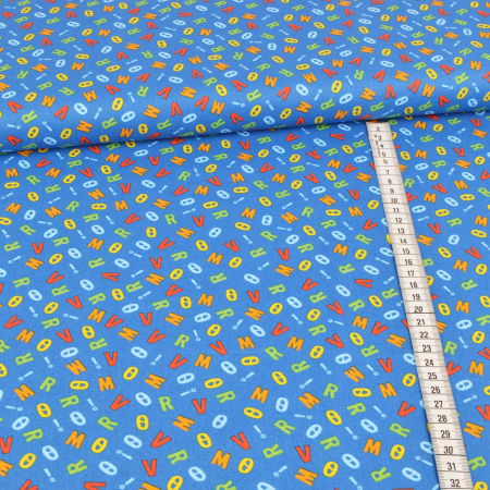 Tissu coton - timbres de Noël - rose