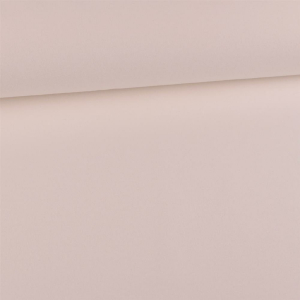 1 Reststück 0,65m Baumwollfleece Uni Weiß