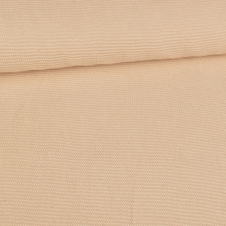 1 morceau restant 0,85m tissu en tricot de coton Ella - crème