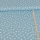 Tissu coton - Fleurs blanches sur bleu