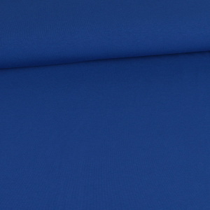 1 Reststück 0,80m BIO Uni Jersey Amelie - Kobaltblau