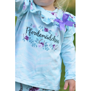 Jersey panneau - Fille de cheval menthe - Collection...