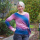 Jersey Color Gradient marine vieux rose - Collection exclusive Glitzerpüppi