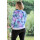 French Terry - Aquarelle Mandala Sarcelle Violet - Glitzerpüppi Exclusif Production Propre