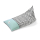 Liou pouf enfant « Zebra » en coton bio doux avec garnissage inclus 110x70x60 cm (Menthe)