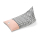 Liou pouf enfant « Zebra » en coton bio doux avec garnissage inclus 110x70x60 cm (Rose)