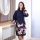 Sweat French Terry Bordure Lily look denim - Collection exclusive Glitzerpüppi