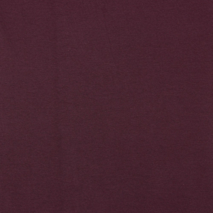 Tissu en bords-côtes bio Amelie Uni aubergine