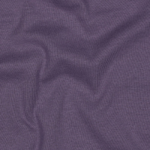 Tissu en bords-côtes bio Amelie Uni raisin