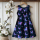 Jersey Colorful Butterflies bleu marine - Collection exclusive Glitzerpüppi