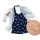 Jersey Colorful Hearts bleu marine - Collection exclusive Glitzerpüppi