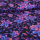 Jersey Glowing Flowers bleu marine - Collection exclusive Glitzerpüppi