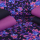 Lot de tissus Jersey Glowing Flowers bleu marine - Collection exclusive Glitzerpüppi
