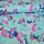 Jersey Ginkgo Butterflies menthe - Collection exclusive Glitzerpüppi