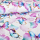 Lot de tissus Jersey Colorful Butterflies bleu marine - Collection exclusive Glitzerpüppi