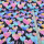Jersey Grafitti Hearts bleu marine - Collection exclusive Glitzerpüppi
