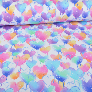 Jersey Grafitti Hearts blanc - Collection exclusive...