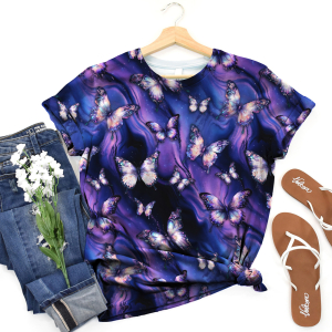 BIO Jersey Mystic Butterflies - Collection exclusive Glitzerpüppi