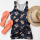 BIO Jersey Fleurs dancres rose sur look denim - Collection exclusive Glitzerpüppi